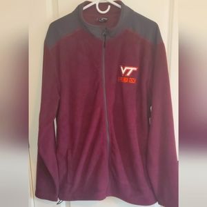 Virginia Tech Mens XL Fleece Jacket